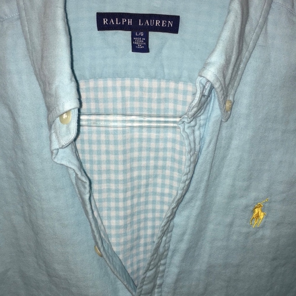Ralph Lauren Button Down shirt Size L - Picture 5 of 5